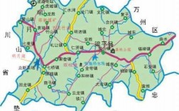 重庆梁平县地图（重庆梁平地形图）