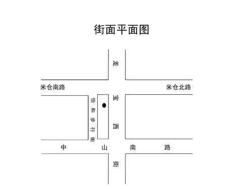 城关街道平面图（街道平面图怎么画）-图1