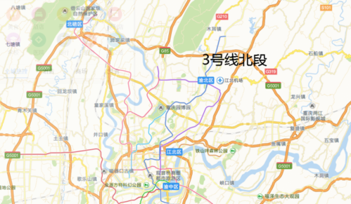 重庆3号线北延伸段（重庆3号线北延伸段线路图）-图2
