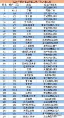广州百万富翁人数（广州富豪榜100）-图1