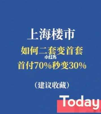 上海提高首付（上海首付70%变50%）