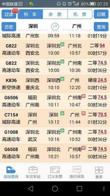 广州深圳城际列车站点（广州深圳城铁票价）-图3