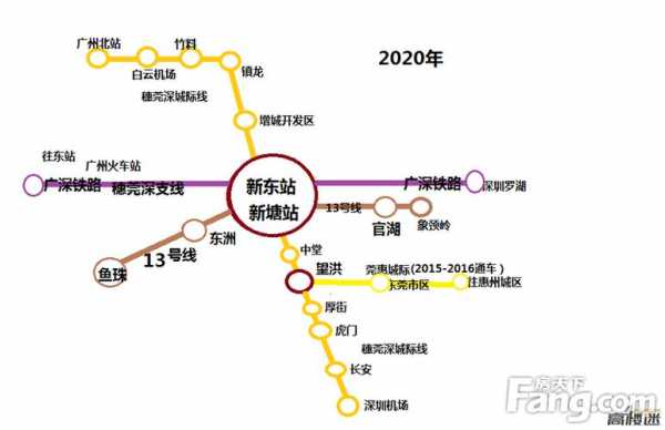 地铁增城广州南站（广州南站 增城线）-图2