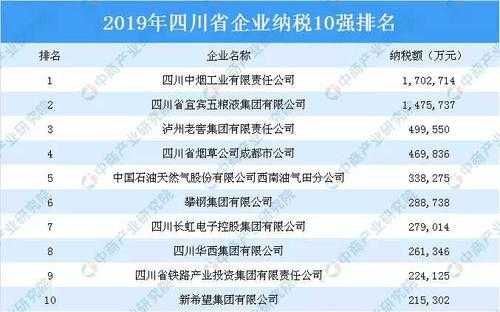 2019纳税榜重庆（重庆纳税大户排名）-图3