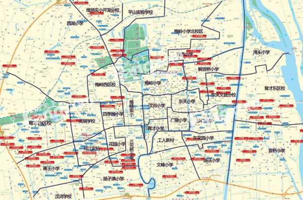 扬州市区街道有哪些（扬州城区街道区划地图）-图3
