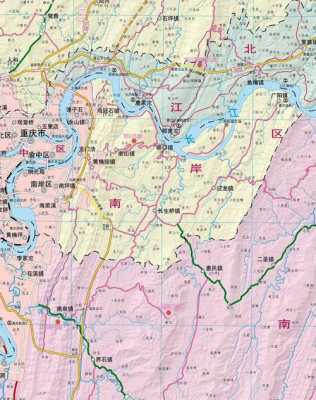 重庆市南岸区地图（重庆市南岸区地图?）-图2