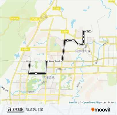 重庆241路站点（重庆公交241线路图）-图1
