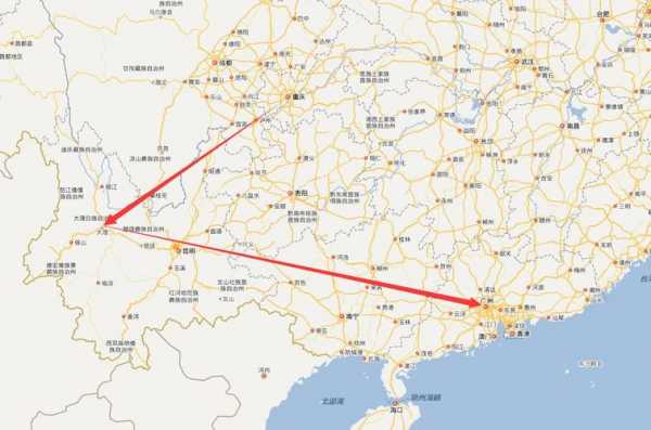 重庆到广州地图（重庆到广东地图）-图3