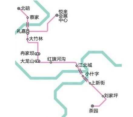 重庆三号线北延伸段（重庆三号线北延伸段直通）-图2