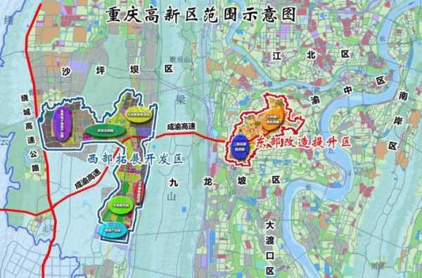 重庆高新区地图（重庆高新区地图范围）-图3