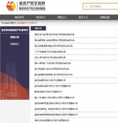 重庆产权网（重庆市产权交易所网站）-图3
