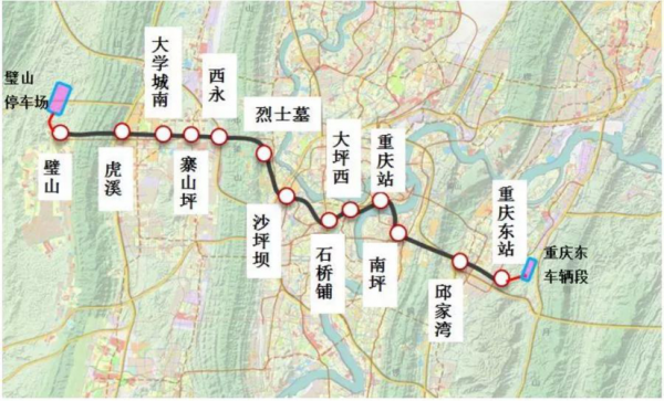 重庆轻轨线楼盘（重庆轻轨在建线路）-图3