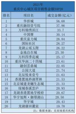 重庆买房哪个小区（2021年重庆买房哪个位置最值得入手）-图3