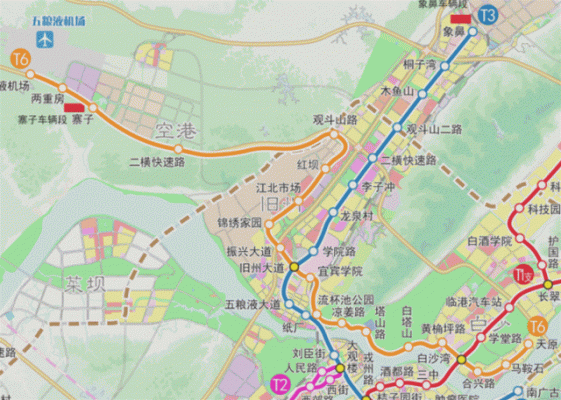 重庆轻轨8号线规划地图（重庆轻轨8号线最新动态）