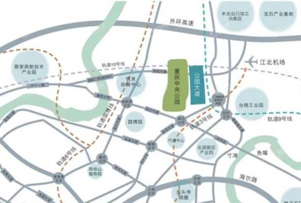 重庆公园大道业主群（重庆公园大道地块划分图）