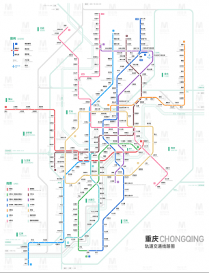 重庆轻轨3线路图（重庆市地铁线路图高清,2023）