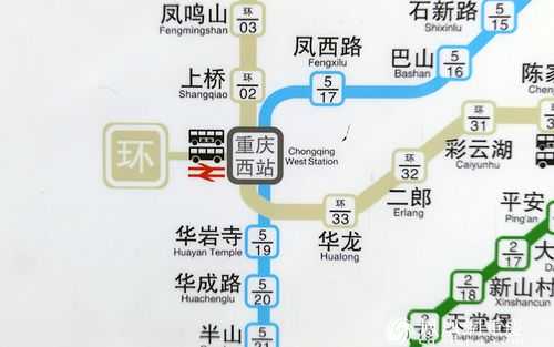 重庆5号线和环线（重庆5号线和环线换乘站点）