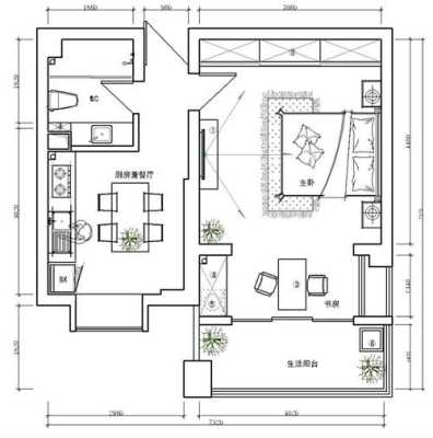 50平小公寓分布图（50平公寓设计图）-图2